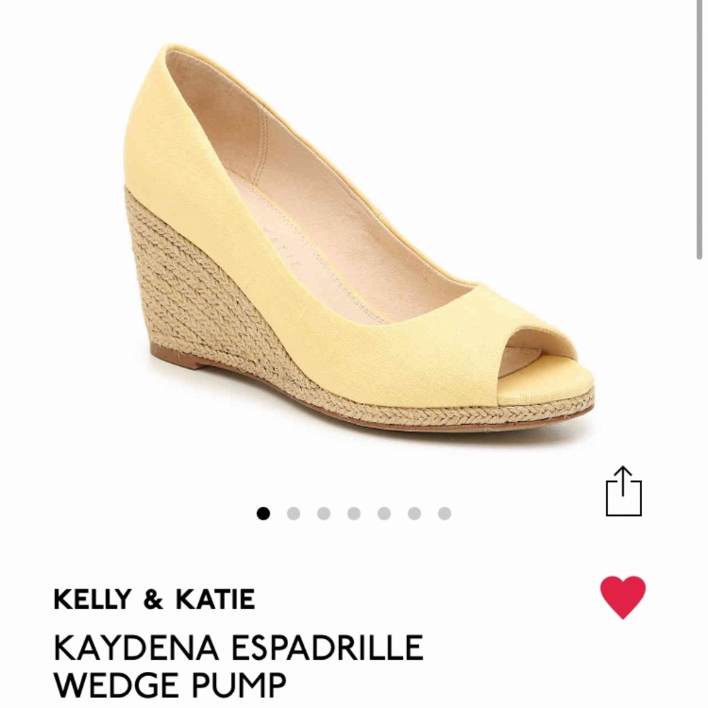 New! Kelly & Katie Kaydena Yellow Wedge